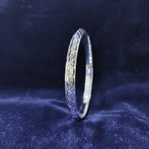 925 Silver Unique Mens Kada