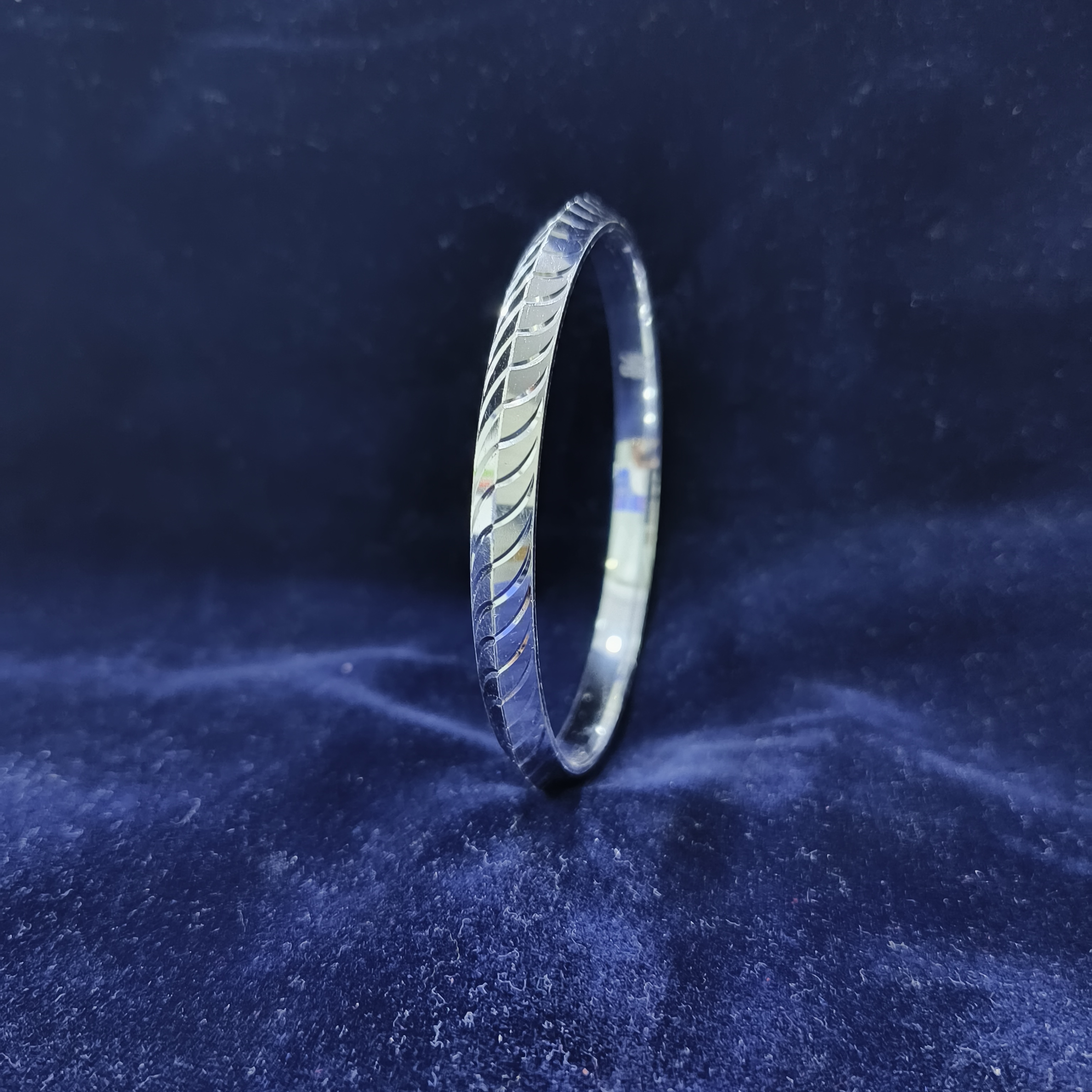 925 Silver Modern Mens Kada