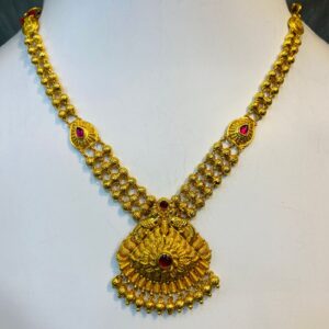916 Gold Charm Short Necklace