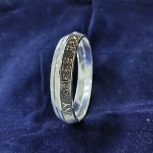 Silver Jay Shree Ram Design Kada