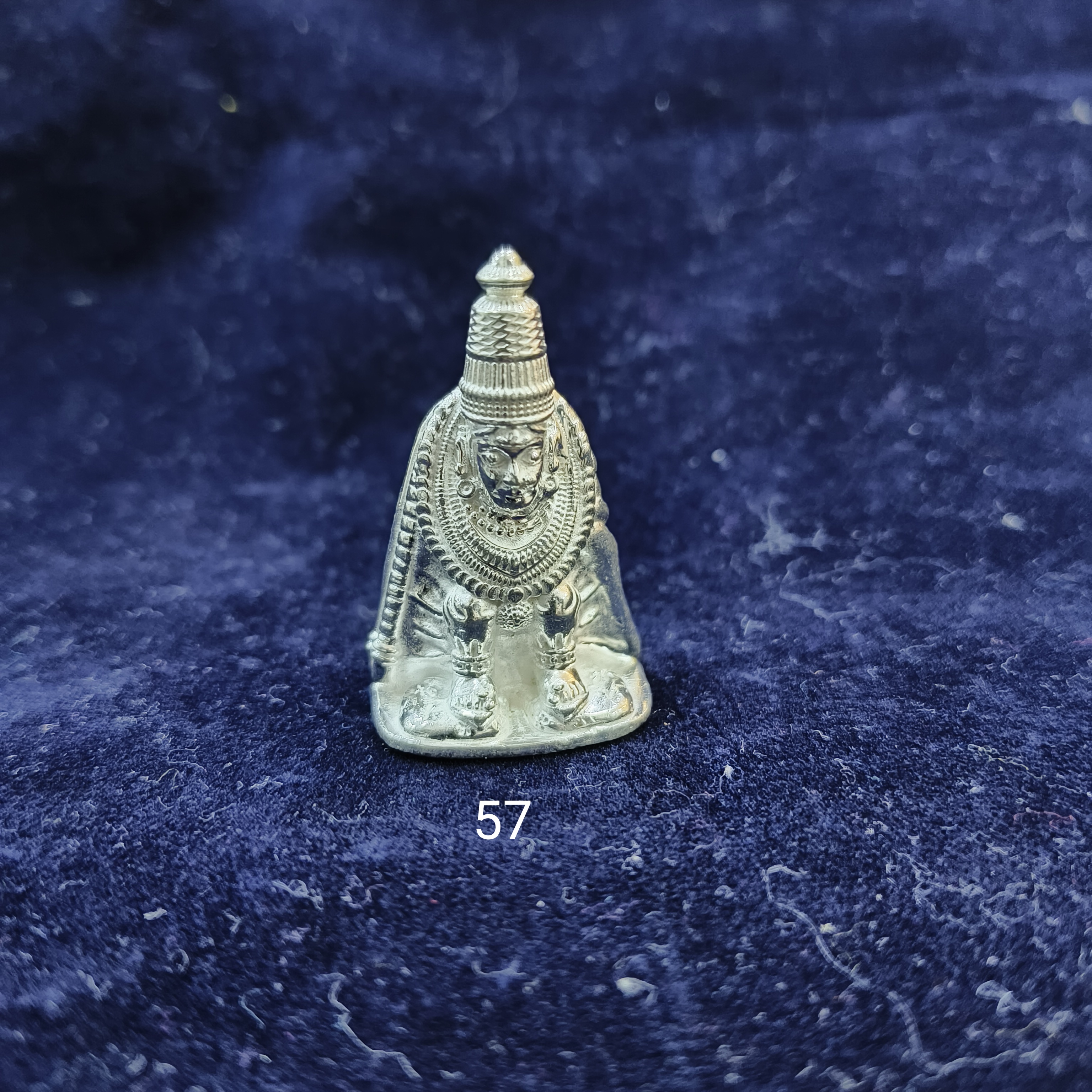 Silver tulaja bhavani murti
