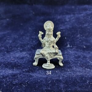 925 Silver Mahalaxmi Chaurang Murti