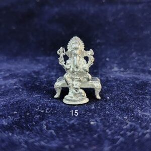 925 silver ganpati chaurang murti