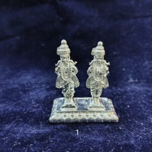 Silver vitthal rukmai murti