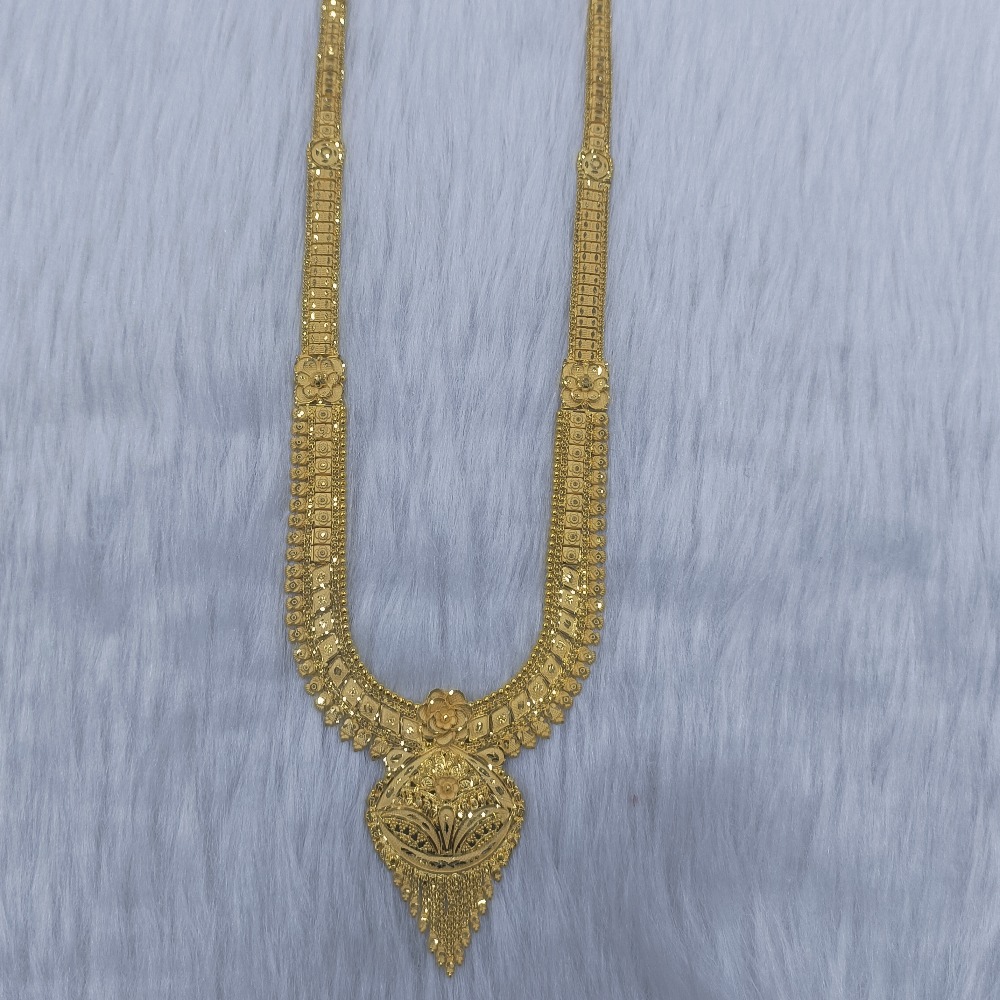 916 gold fancy long bridal set