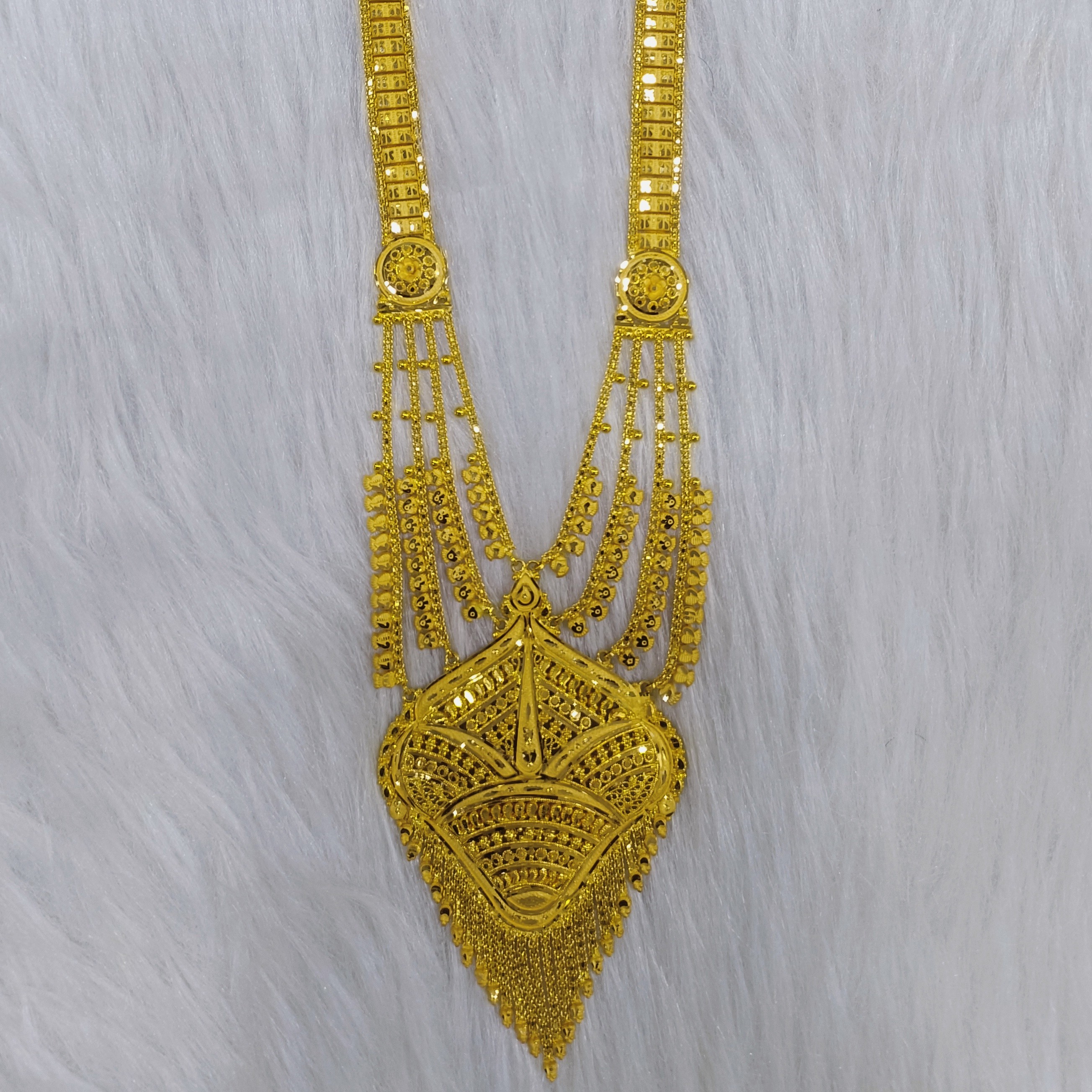 22k gold hallmarked long ranihaar