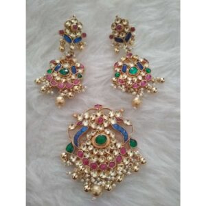 Artificail Kudan Style Pendant Set