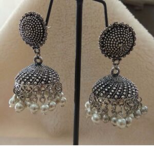 Hand Crafted German Silver Earrings