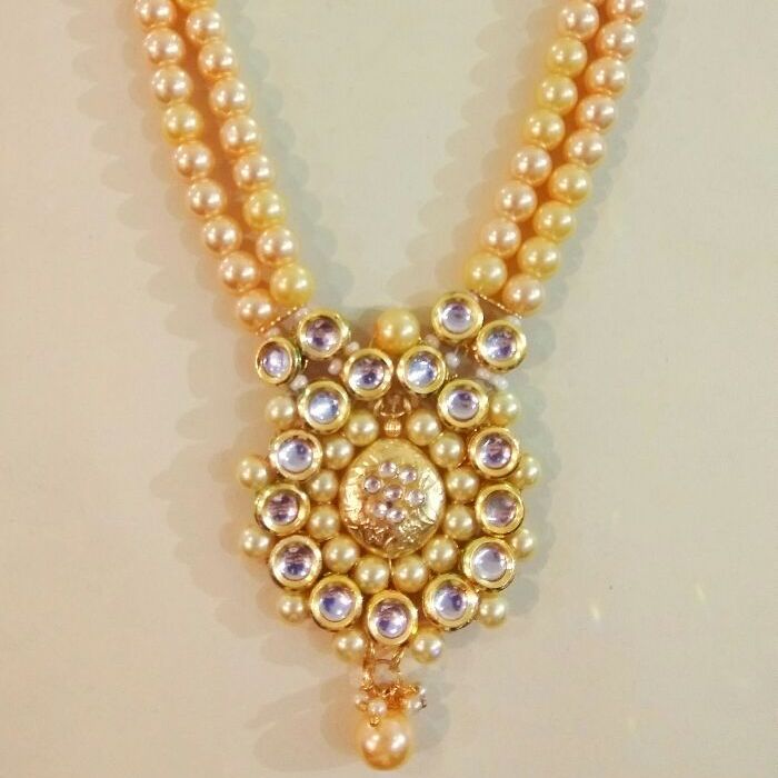 Fashion Moti Mala with Kundan Pendant