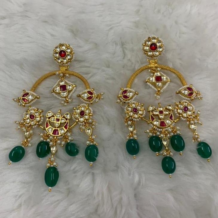 Colorful chandbali Earrings