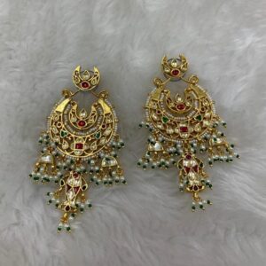 Designer Colorful Kundan Imitation Earring