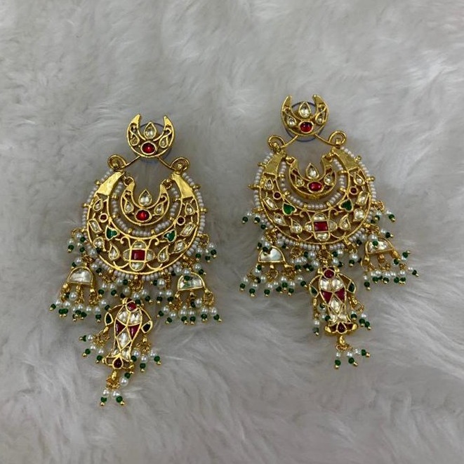 Designer Colorful Kundan Imitation Earring