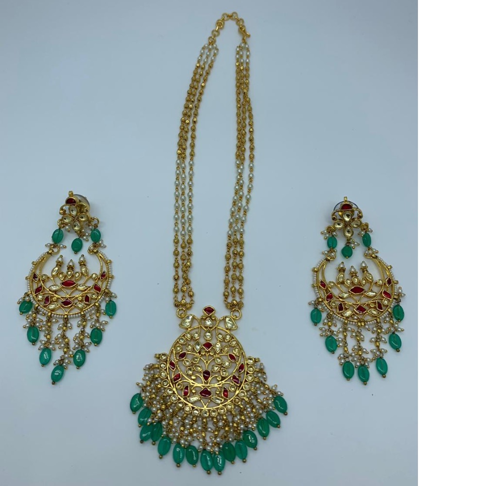 Jadau chand set
