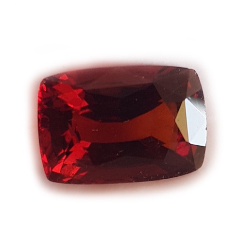 11.60ct cushion natural brown hessonite-gomed