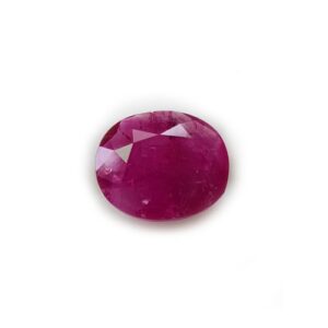 3.87ct round pink ruby-manek