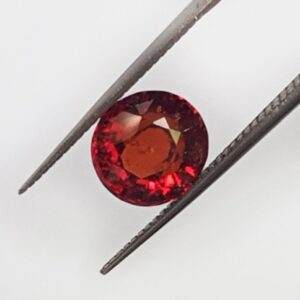 3.35ct round natural brown hessonite-gomed