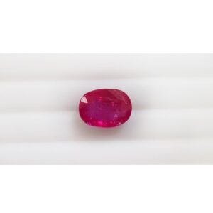 1.66ct oval pink natural ruby manek