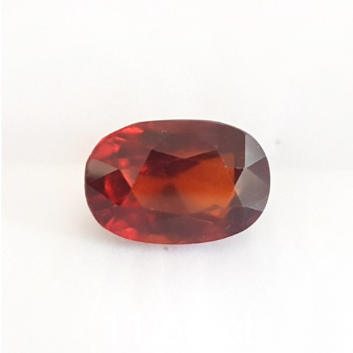 11.50ct (12.63 Ratti) oval brown hessonite-gomed
