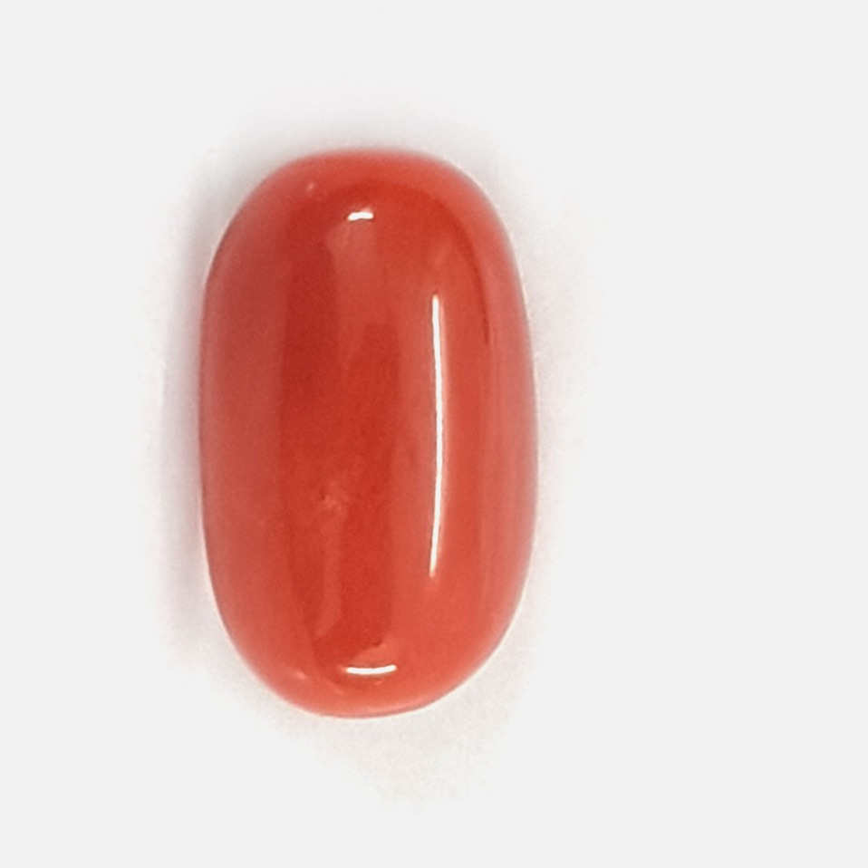 10.30ct (11.31 ratti) oval red-coral-mungaa