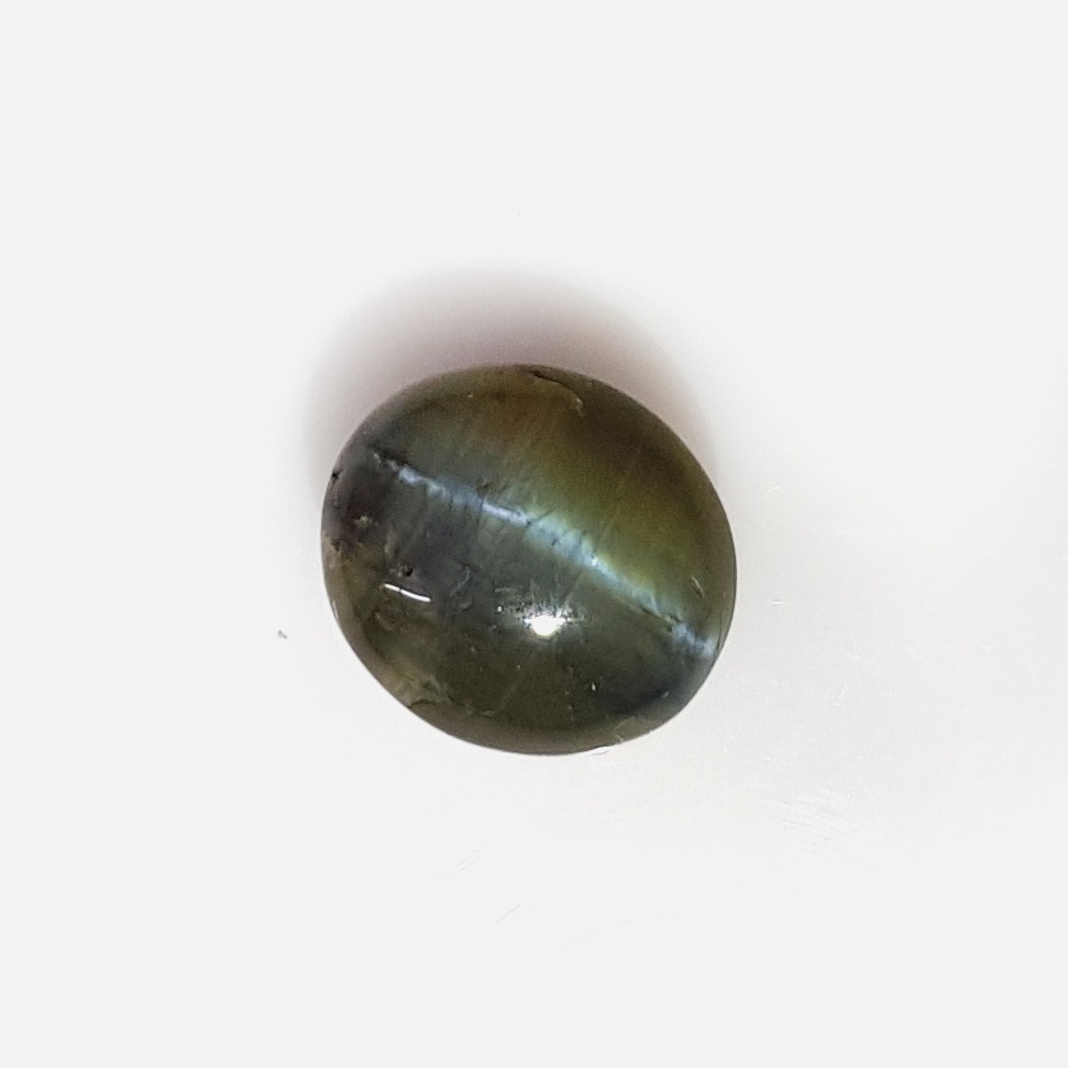 5ct round natural green cats-eye lahsuniya