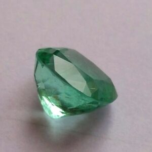 4.77ct cushion green emerald-panna