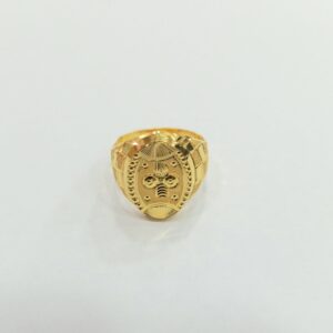 22 K GOLD FANCY PLAIN RING