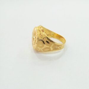 22 K GOLD FANCY PLAIN RING