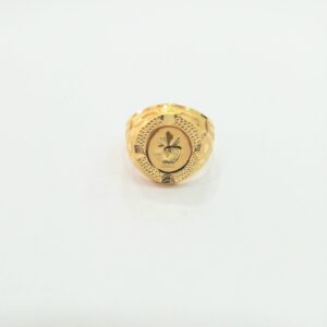 22 K GOLD FANCY PLAIN RING