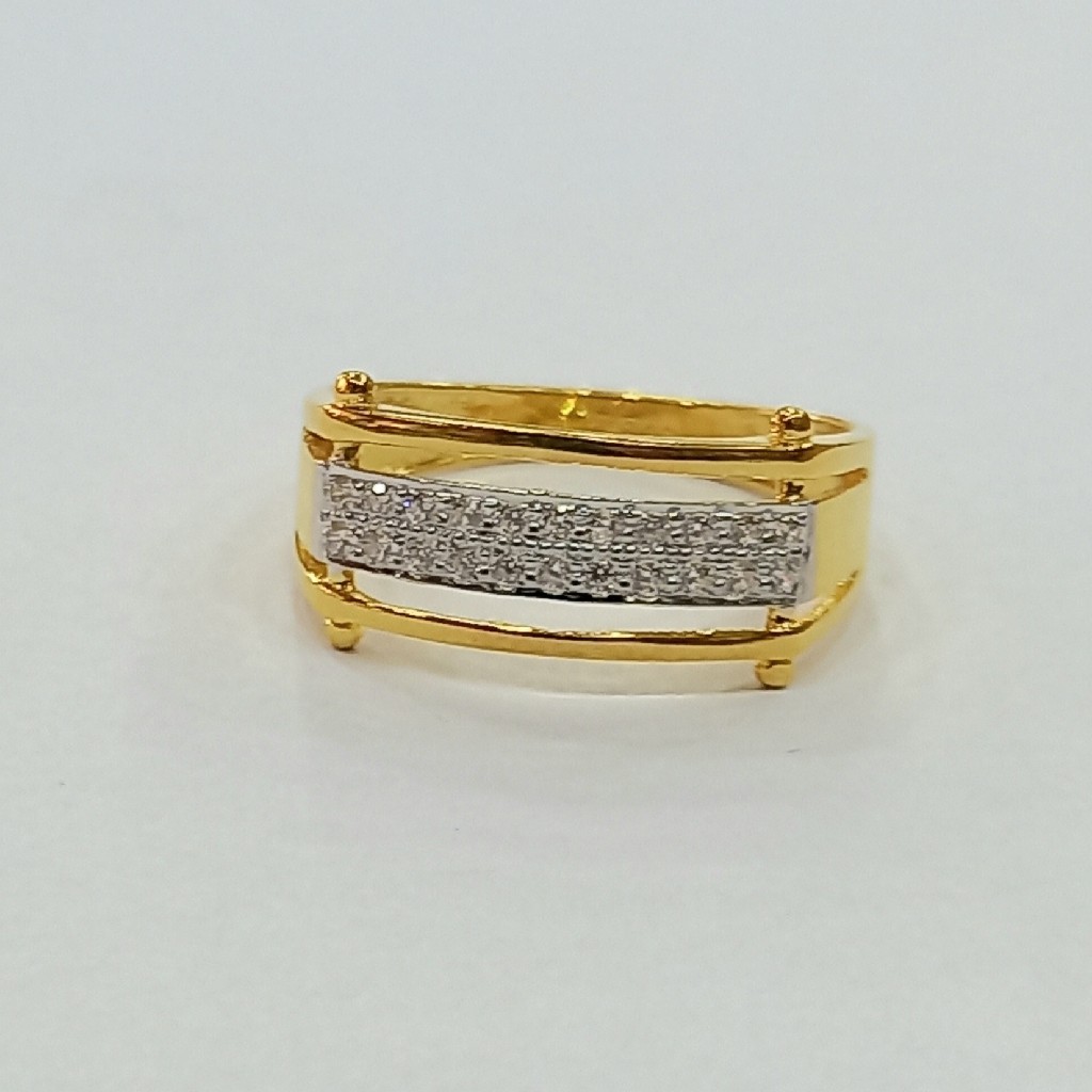 916 hm fancy diamond gents ring