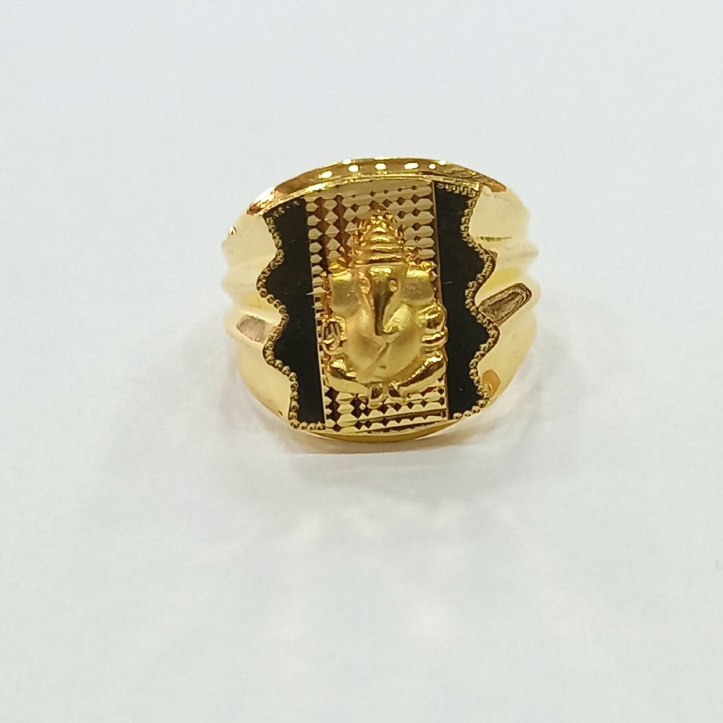 22 K FANCY GENTS RING