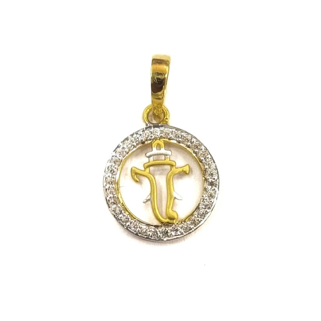916 GOLD CERTIFIED FANCY GANPATI PENDENT