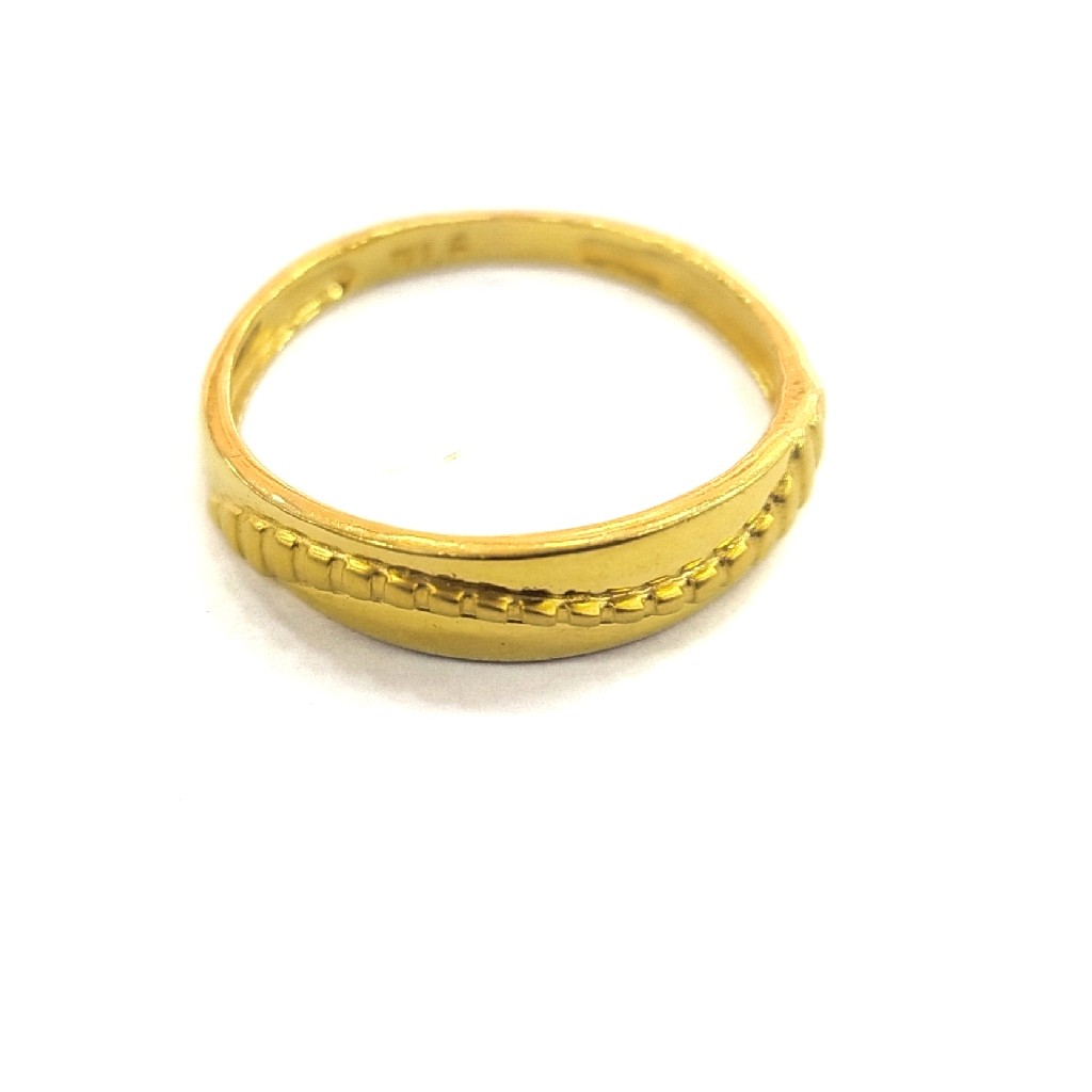 916 GOLD CERTIFIED FANCY SOLLITER LADIES RING
