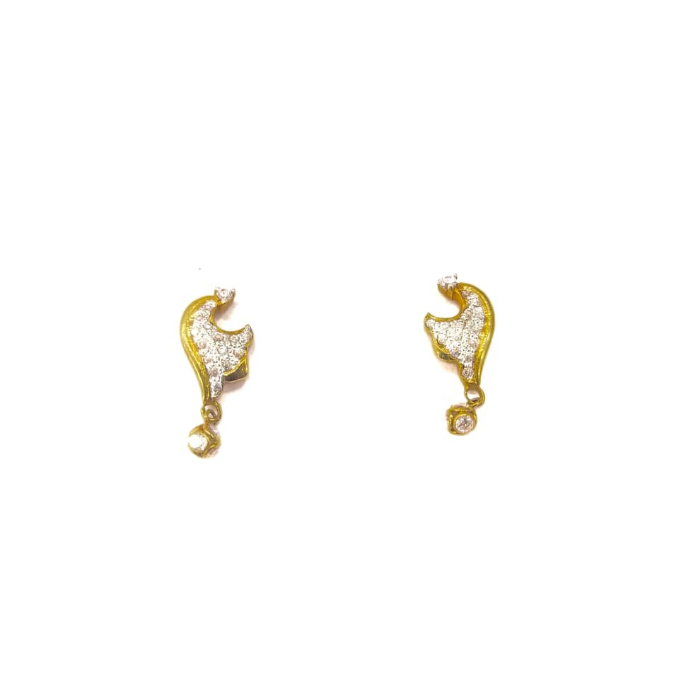 22K GOLD FANCY LADIES EARRINGS
