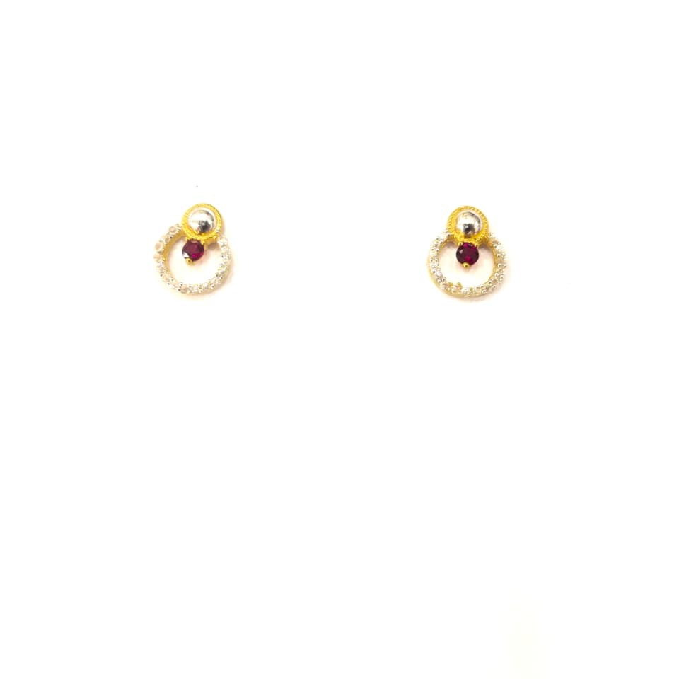 916HM GOLD FANCY LADIES EARRINGS