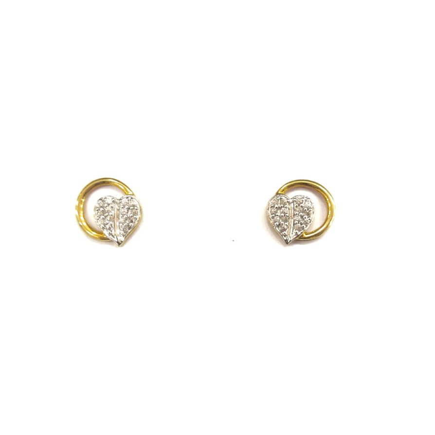 916HM GOLD FANCY LADIES EARRINGS