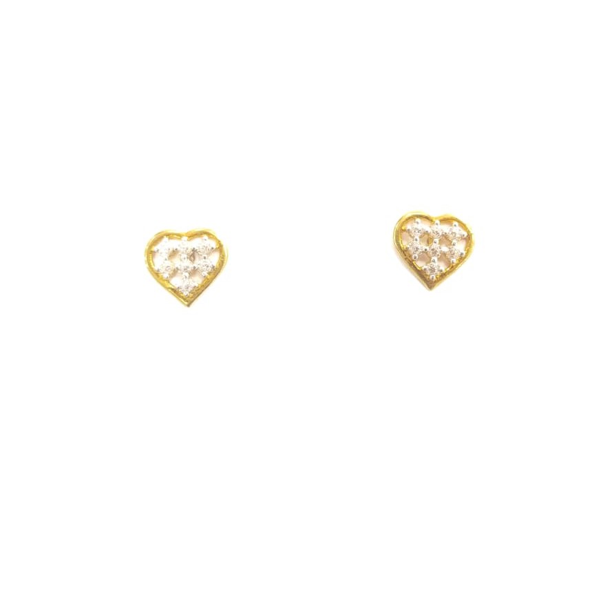 916HM GOLD FANCY LADIES EARRINGS