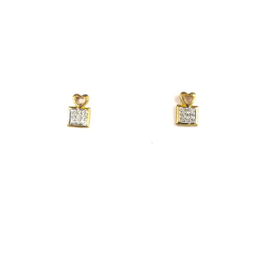 916HM GOLD FANCY LADIES EARRINGS