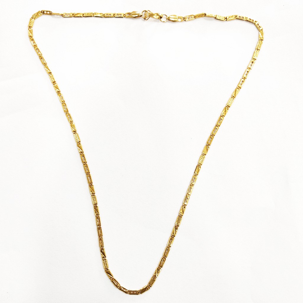 916HM GOLD FANCY PLAIN CHAIN