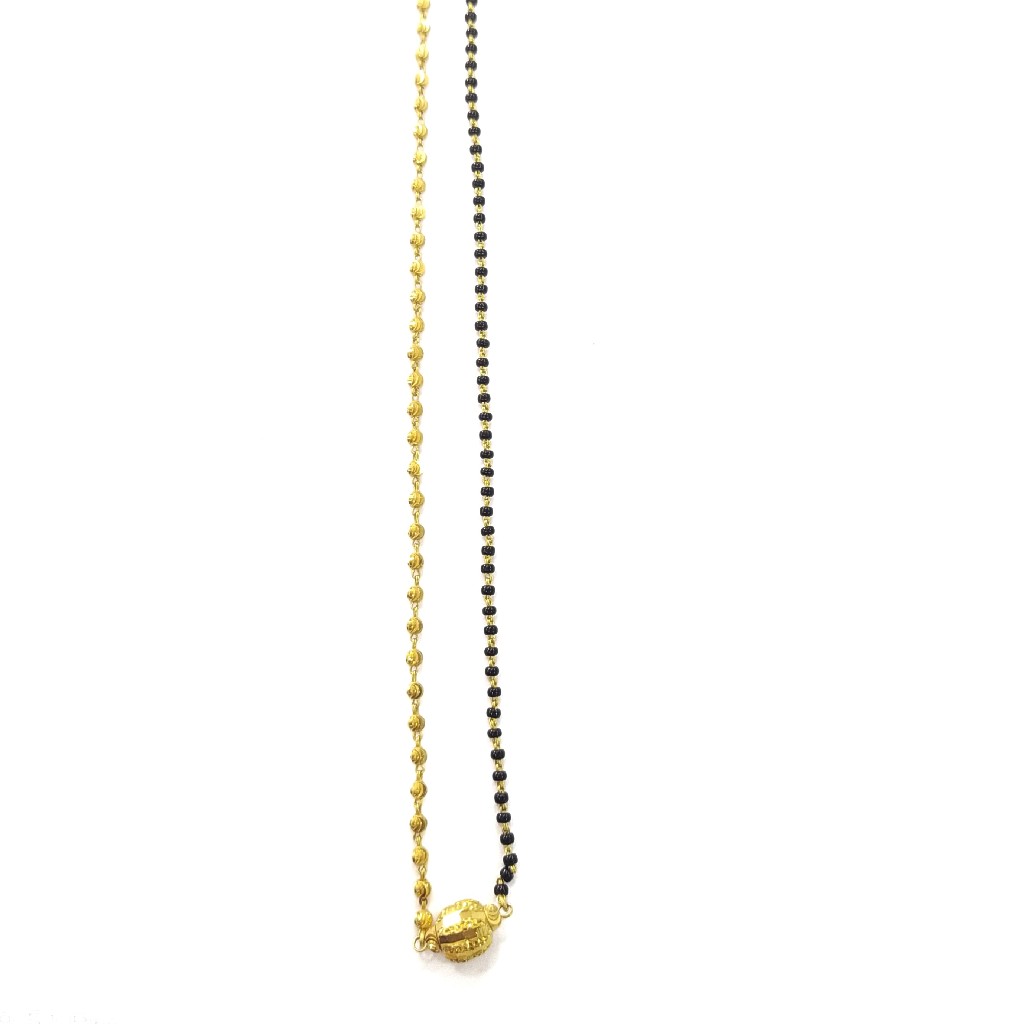 916 GOLD CERTIFIED FANCY LADIES MANGALSUTRA