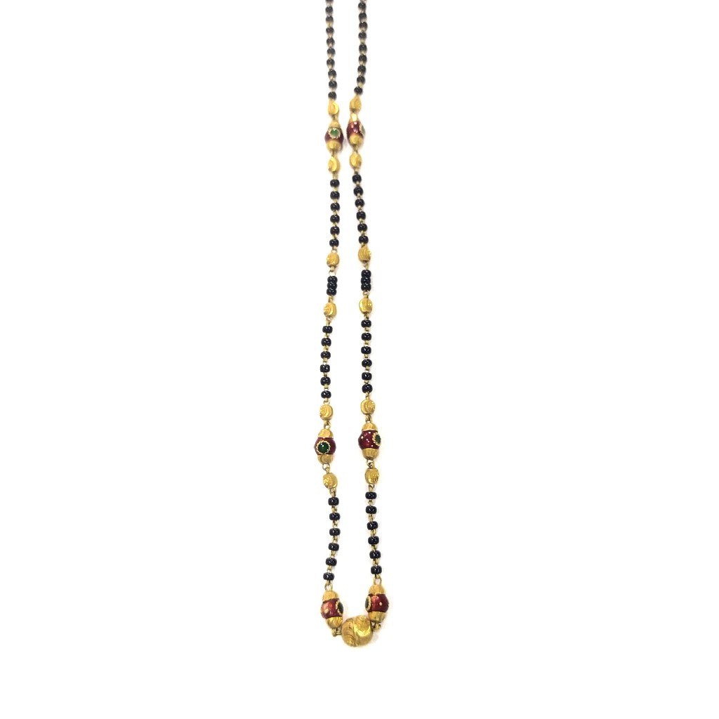 916 GOLD CERTIFIED FANCY LADIES MANGALSUTRA - Image 2