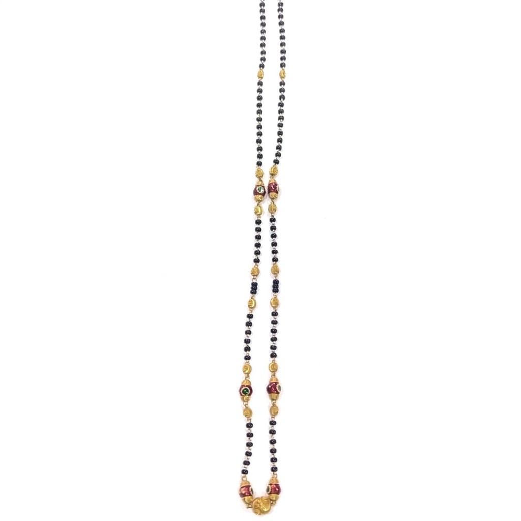916 GOLD CERTIFIED FANCY LADIES MANGALSUTRA