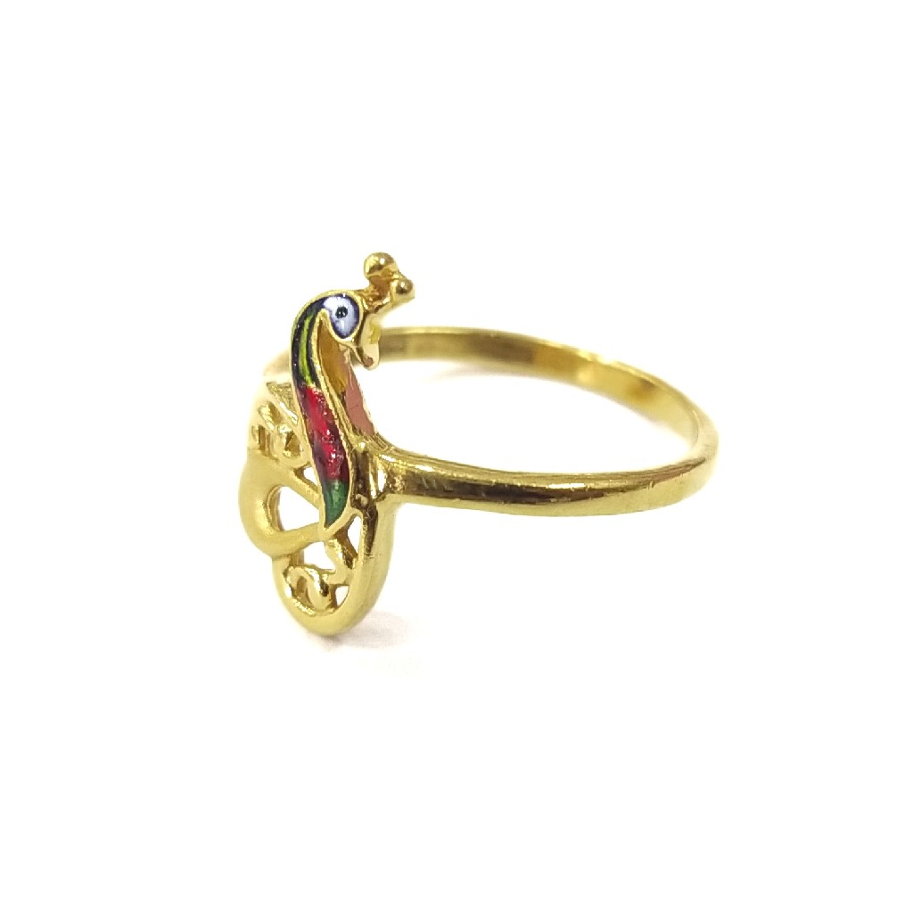 22K GOLD FANCY SOLLITER LADIES RING - Image 2