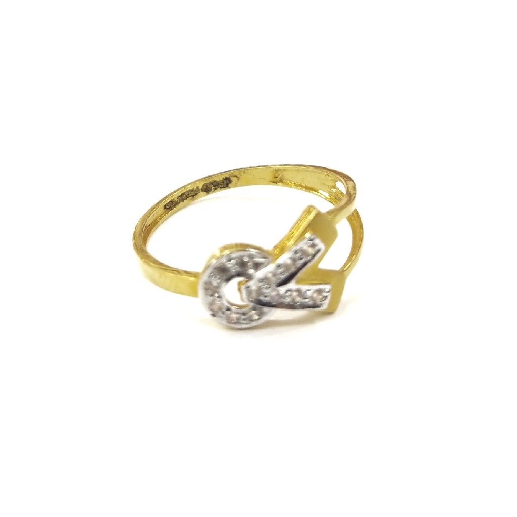 916 GOLD CERTIFIED FANCY DIAMOND LADIES RING