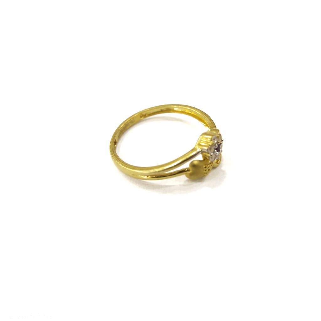 916 GOLD CERTIFIED FANCY DIAMOND LADIES RING - Image 2