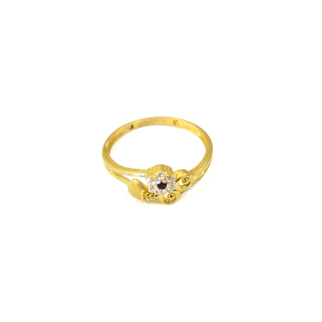 916 GOLD CERTIFIED FANCY DIAMOND LADIES RING