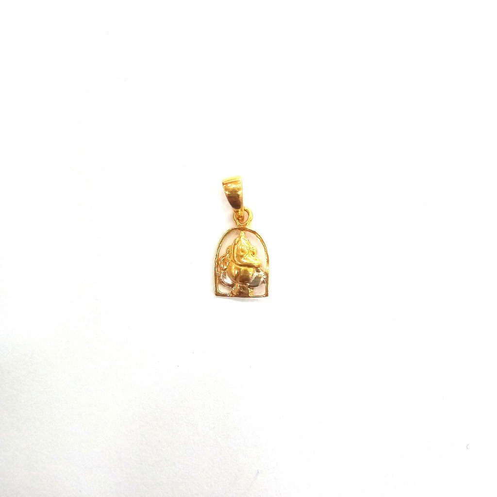 22K GOLD FANCY PLAIN LADIES PENDANT