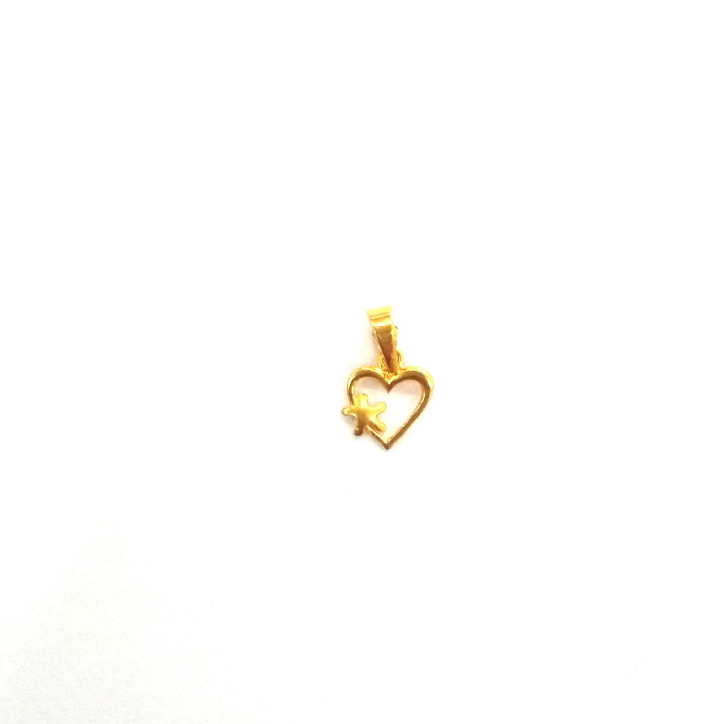 916HM GOLD FANCY PLAIN LADIES PANDANT