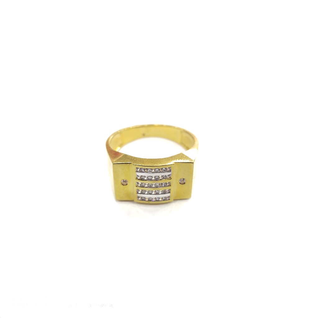 916  GOLD CERTIFIED DIAMOND GENT'S RING