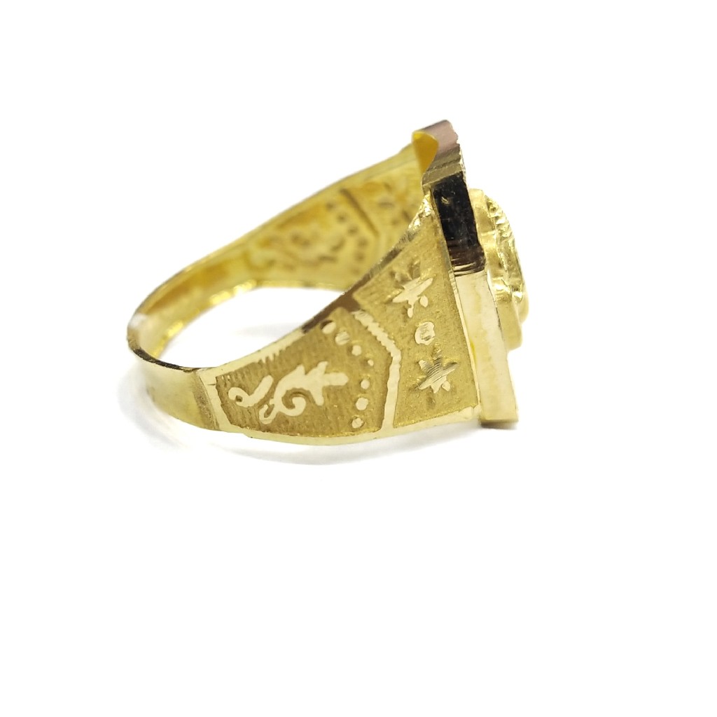 22K GOLD PLAIN GENT'S RING - Image 2