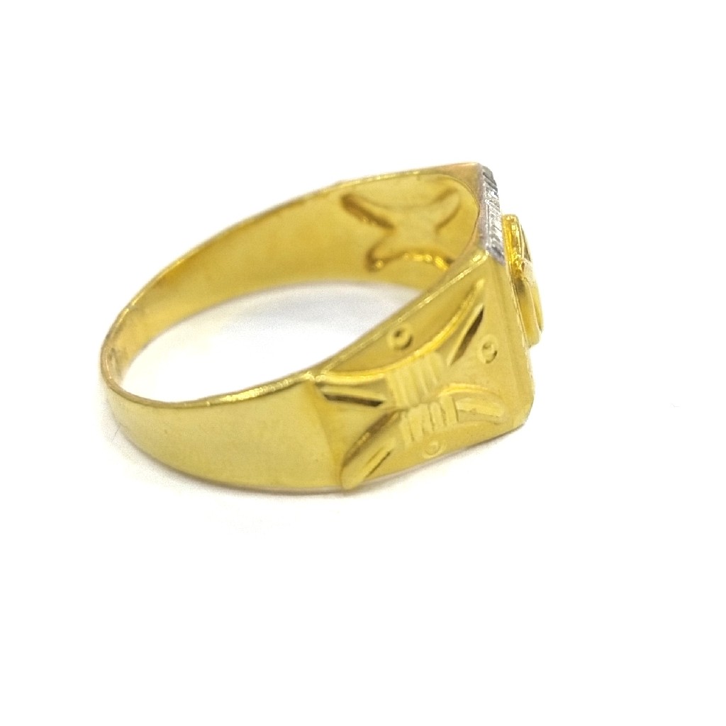 916 GOLD CERTIFIED SOLLITER GENT'S RING - Image 2